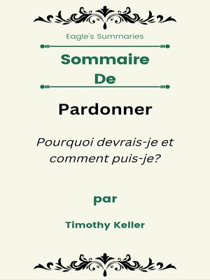 cover image of Sommaire De Pardonner